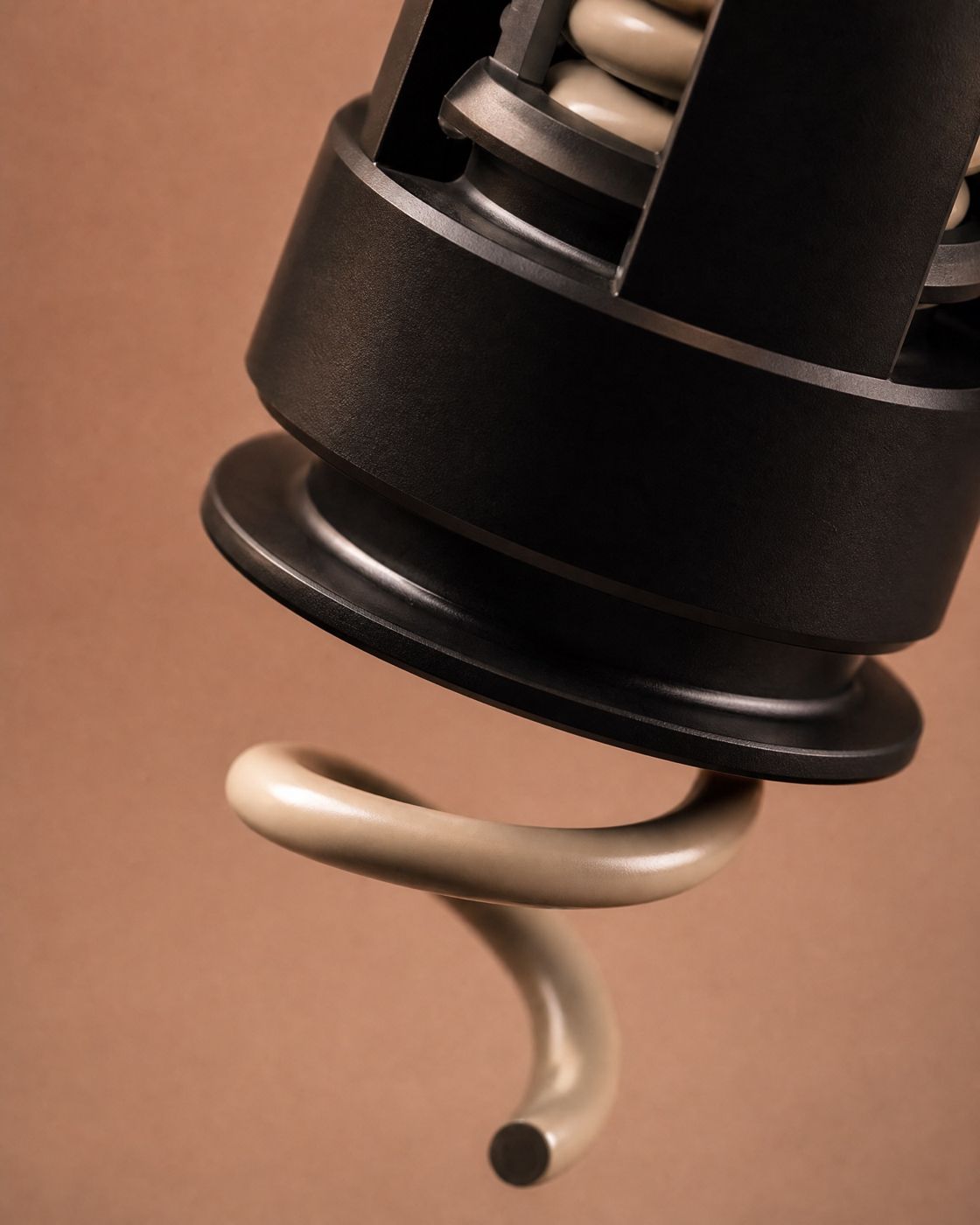 Syn-R1 electrode on a terracotta background